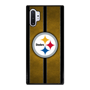 PITTSBURGH STEELERS NFL METAL STRIPE Samsung Galaxy Note 10 Plus Case Cover