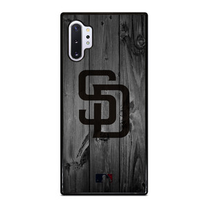 SAN DIEGO PADRES BASEBALL MLB WOOD LOGO Samsung Galaxy Note 10 Plus Case Cover