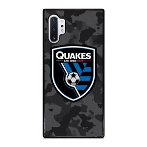 SAN JOSE EARTHQUAKES MLS BLACK CAMO Samsung Galaxy Note 10 Plus Case Cover