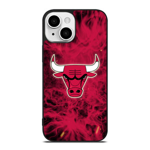CHICAGO BULLS BASKETBALL NBA FIRE iPhone 13 Mini Case Cover