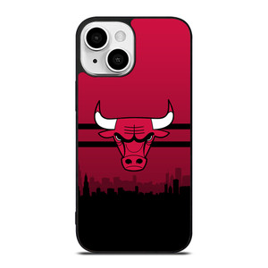 CHICAGO BULLS NBA SKYLINE iPhone 13 Mini Case Cover CHICAGO BULLS NBA SKYLINE iPhone 13 Mini Case Cover