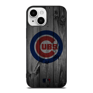 CHICAGO CUBS BASEBALL MLB WOOD LOGO iPhone 13 Mini Case Cover CHICAGO CUBS BASEBALL MLB WOOD LOGO iPhone 13 Mini Case Cover