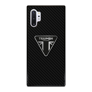 TRIUMPH MOTORCYCLES CARBON FIBER Samsung Galaxy Note 10 Plus Case Cover