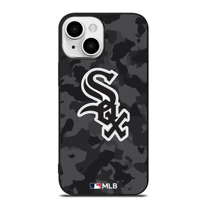 CHICAGO WHITE SOX BASEBALL BLACK CAMO iPhone 13 Mini Case Cover