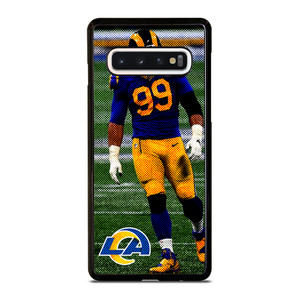 AARON DONALD 99 LOS ANGELES RAMS NFL FOOTBALL 2 Samsung Galaxy S10 Case Cover