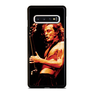 ACDC ANGUS YOUNG ROCK BAND GUITARIST Samsung Galaxy S10 Case Cover