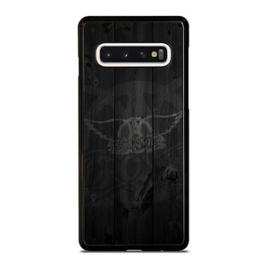 AEROSMITH ROCK BAND WOODEN LOGO Samsung Galaxy S10 Case Cover AEROSMITH ROCK BAND WOODEN LOGO Samsung Galaxy S10 Case Cover