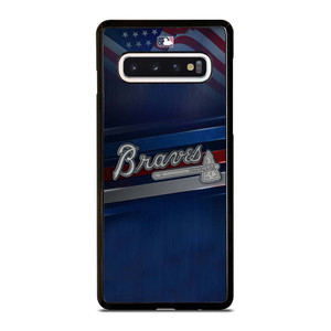 ATLANTA BRAVES MLB LOGO Samsung Galaxy S10 Case Cover ATLANTA BRAVES MLB LOGO Samsung Galaxy S10 Case Cover