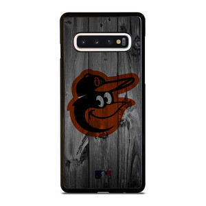 BALTIMORE ORIOLES BASEBALL MLB WOOD LOGO Samsung Galaxy S10 Case Cover