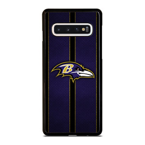 BALTIMORE RAVENS NFL METAL STRIPE Samsung Galaxy S10 Case Cover BALTIMORE RAVENS NFL METAL STRIPE Samsung Galaxy S10 Case Cover