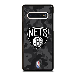 BROOKLYN NETS BLACK CAMO Samsung Galaxy S10 Case Cover BROOKLYN NETS BLACK CAMO Samsung Galaxy S10 Case Cover