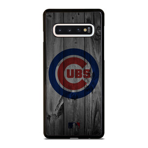 CHICAGO CUBS BASEBALL MLB WOOD LOGO Samsung Galaxy S10 Case Cover CHICAGO CUBS BASEBALL MLB WOOD LOGO Samsung Galaxy S10 Case Cover
