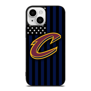CLEVELAND CAVALIERS NBA USA FLAG iPhone 13 Mini Case Cover CLEVELAND CAVALIERS NBA USA FLAG iPhone 13 Mini Case Cover