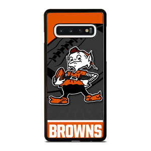 CLEVELAND BROWNS NFL TEAM Samsung Galaxy S10 Case Cover CLEVELAND BROWNS NFL TEAM Samsung Galaxy S10 Case Cover