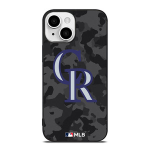 COLORADO ROCKIES BASEBALL BLACK CAMO iPhone 13 Mini Case Cover