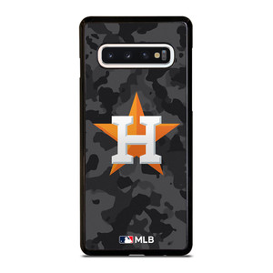 HOUSTON ASTROS BASEBALL BLACK CAMO Samsung Galaxy S10 Case Cover HOUSTON ASTROS BASEBALL BLACK CAMO Samsung Galaxy S10 Case Cover