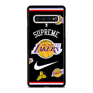 LA LAKERS NBA X SUPREME NIKE Samsung Galaxy S10 Case Cover
