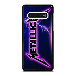 METALLICA ROCK BAND VIOLET LIGHTNING Samsung Galaxy S10 Case Cover