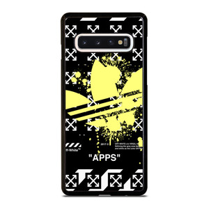 OFF WHITE X ADIDAS YELLOW Samsung Galaxy S10 Case Cover