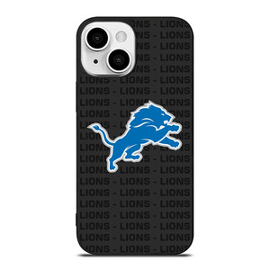 DETROIT LIONS FOOTBALL TEXT iPhone 13 Mini Case Cover DETROIT LIONS FOOTBALL TEXT iPhone 13 Mini Case Cover