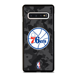 PHILADELPHIA 76ERS BLACK CAMO Samsung Galaxy S10 Case Cover