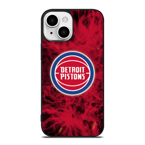 DETROIT PISTONS BASKETBALL NBA FIRE iPhone 13 Mini Case Cover