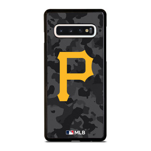 PITTSBURGH PIRATES BASEBALL BLACK CAMO Samsung Galaxy S10 Case Cover PITTSBURGH PIRATES BASEBALL BLACK CAMO Samsung Galaxy S10 Case Cover