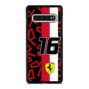 SCUDERIA FERRARI CHARLES LECLERC F1 FORMULA ONE Samsung Galaxy S10 Case Cover