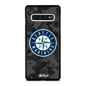 SEATTLE MARINERS BASEBALL BLACK CAMO Samsung Galaxy S10 Case Cover