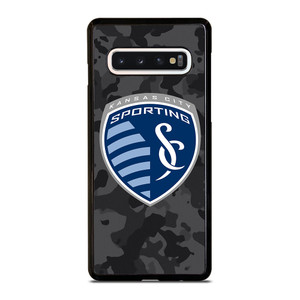 SPORTING KANSAS CITY MLS BLACK CAMO Samsung Galaxy S10 Case Cover