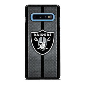 LAS VEGAS RAIDERS NFL METAL STRIPE Samsung Galaxy S10 Plus Case Cover