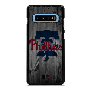 PHILADELPHIA PHILLIES BASEBALL MLB WOOD LOGO Samsung Galaxy S10 Plus Case Cover
