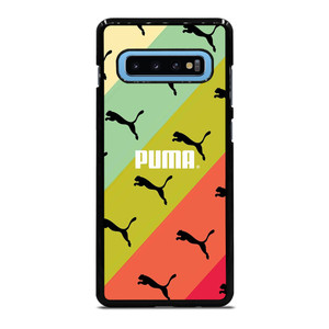 PUMA LOGO STRIPE PATTERN Samsung Galaxy S10 Plus Case Cover