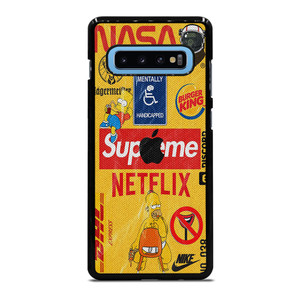 SUPREME NETFLIX COLLAGE Samsung Galaxy S10 Plus Case Cover SUPREME NETFLIX COLLAGE Samsung Galaxy S10 Plus Case Cover