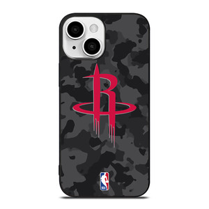 HOUSTON ROCKETS BLACK CAMO iPhone 13 Mini Case Cover HOUSTON ROCKETS BLACK CAMO iPhone 13 Mini Case Cover