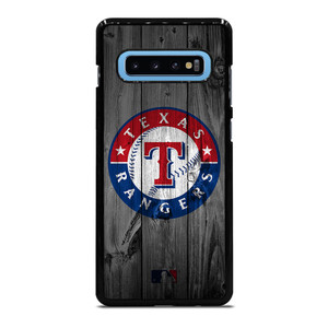 TEXAS RANGERS BASEBALL MLB WOOD LOGO Samsung Galaxy S10 Plus Case Cover