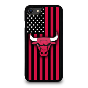 CHICAGO BULLS NBA USA FLAG iPhone SE 2020 Case Cover