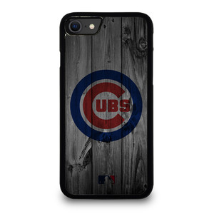 CHICAGO CUBS BASEBALL MLB WOOD LOGO iPhone SE 2020 Case Cover CHICAGO CUBS BASEBALL MLB WOOD LOGO iPhone SE 2020 Case Cover
