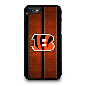CINCINNATI BENGALS NFL METAL STRIPE iPhone SE 2020 Case Cover