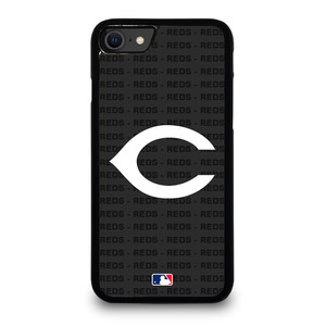CINCINNATI REDS BASEBALL BLACK iPhone SE 2020 Case Cover