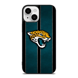 JACKSONVILLE JAGUARS NFL METAL STRIPE iPhone 13 Mini Case Cover