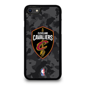 CLEVELAND CAVALIERS BLACK CAMO iPhone SE 2020 Case Cover CLEVELAND CAVALIERS BLACK CAMO iPhone SE 2020 Case Cover