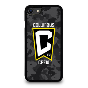 COLUMBUS CREW MLS BLACK CAMO iPhone SE 2020 Case Cover