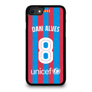 DANI ALVES 8 FC BARCELONA iPhone SE 2020 Case Cover