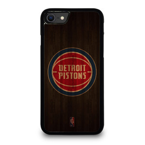 DETROIT PISTONS BASKETBALL COURT NBA iPhone SE 2020 Case Cover