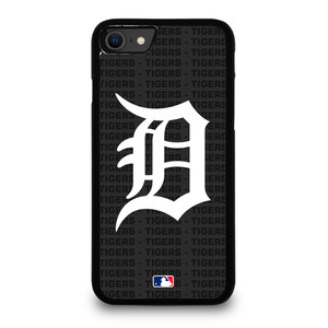 DETROIT TIGERS BASEBALL BLACK iPhone SE 2020 Case Cover