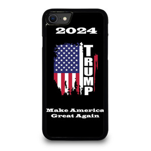 DONALD TRUMP MAKE AMERICA GREAT AGAIN 2024 2 iPhone SE 2020 Case Cover