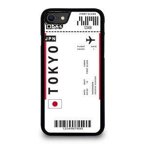 FLIGHT TICKETS JAPAN iPhone SE 2020 Case Cover FLIGHT TICKETS JAPAN iPhone SE 2020 Case Cover
