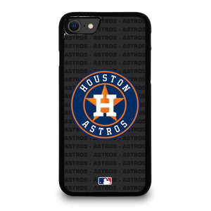 HOUSTON ASTROS BASEBALL BLACK iPhone SE 2020 Case Cover
