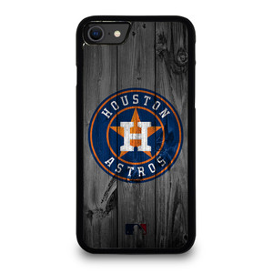 HOUSTON ASTROS BASEBALL MLB WOOD LOGO iPhone SE 2020 Case Cover